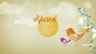 Desktop Wallpaper Calendar Martie Bun Venit Primavara A