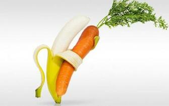 Banana Carrot Tango Wallpaper