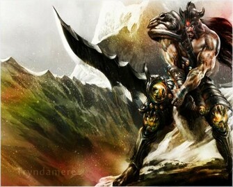 Tryndamere Wallpaper Colorfull Trynda