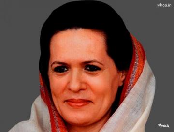 Sonia Gandhi Face Closeup HD Wallpaper