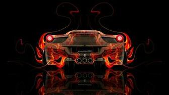 Car Orange Black Colors HD Wallpaper Photos Pictures