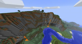 Lava Mountain Minecraft Seeds