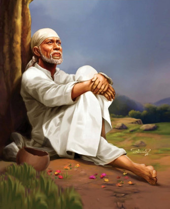 Sai Baba Image In HD Wallpaper