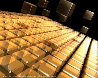 3d Abstract Cube Background By Grimthor