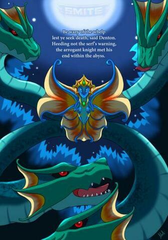 Smite Art Dragon Scylla By A Lil Rnr