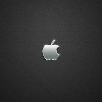 Black Leather Logo iPad Air Wallpaper iPhone