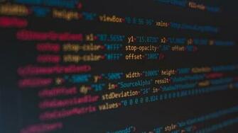 Wallpaper Code Letters Screen Blur Colorful