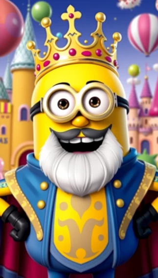 King Bob Minion Wallpaper