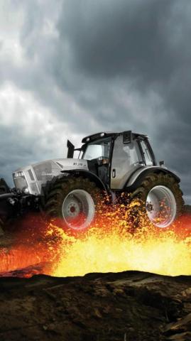 Lamborghini Tractor Wallpaper For iPhone