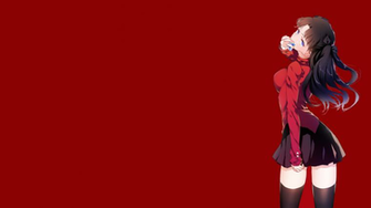 Rin Tohsaka My First Wallpaper Attempt
