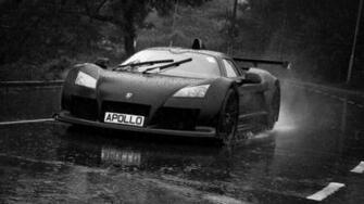 Rain Cars Gumpert Apollo Wallpaper