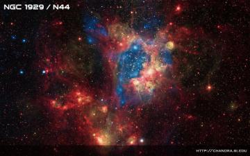 Ngc In N44 A Surprisingly Bright Superbubble Space Wallpaper