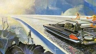 Futuristic Artwork Syd Mead Future Cars Wallpaper