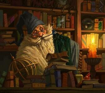 Pin Wizard Fantasy Art Desktop Wallpaper