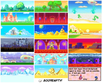 Game Boy Advance Mario Kart Super Circuit Background The