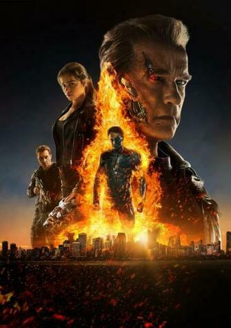 Terminator Genisys Sci Fi Futuristic Action Fighting Warrior Robot