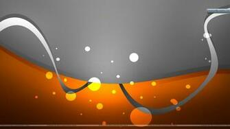 Grey Orange Abstract Wallpaper