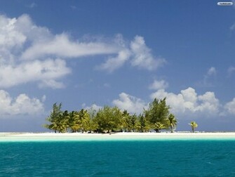 Tropical Island Wallpaper