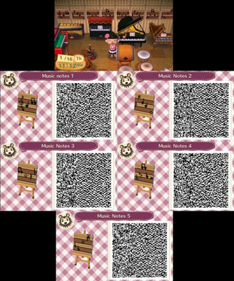 Acnl Music Notes Wall Poster Qr Codes By Codez HD Wallpaper