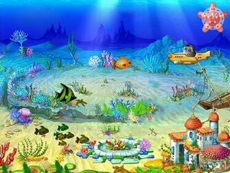 Aqua Screensaver Castles Fullscreensavers