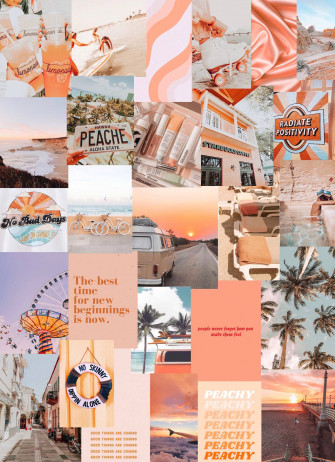 Peach Aesthetic Wallpaper