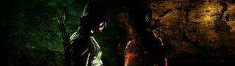 Arrow And The Flash Dual Monitor Wallpaper