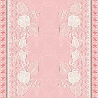 Pink Background With White Lace Vector Material Name