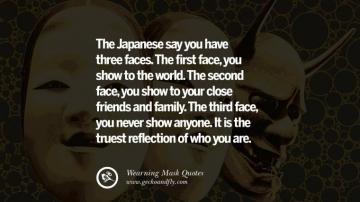 Quotes On Wearing A Mask Lying And Hiding Oneself