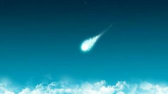 Wallpaper Clouds Comet Minimalism 4k Ultra HD