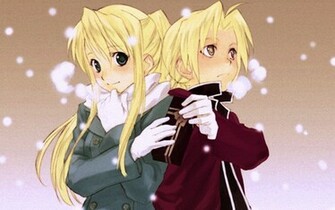 Edward Elric Winry Rockbell Wallpaper Anime