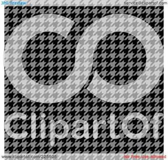 Of A Tight Black And Gray Seamless Houndstooth Pattern Background