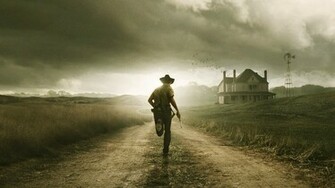 Walking Dead Running Wallpaper