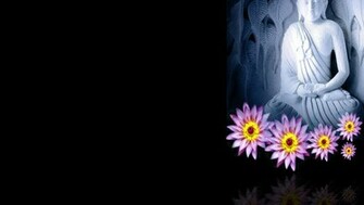 Buddha Lotus Wallpaper HD Background Desktop