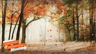 Our November Wallpaper Brings A Change Of Autumn Scenery