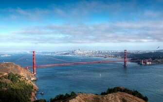 Skyline Golden Gate Bridge San Francisco Wallpaper