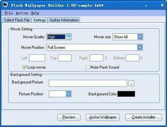 Flash Wallpaper Maker