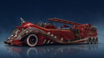 Steampunk Firefighters Wallpaper