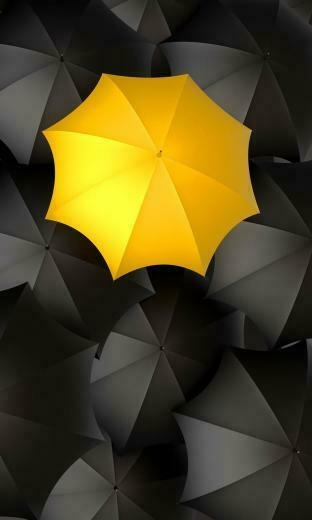 Umbrellas Nokia Lumia Wallpaper