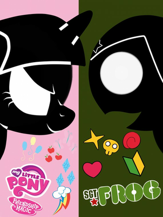 My Little Pony Fim X Sgt Frog By Mylittlefroggy