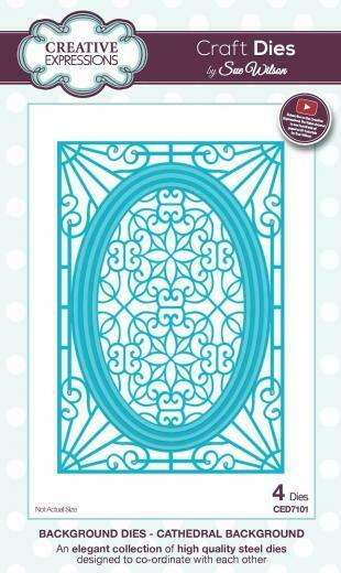 Sue Wilson Designs Die Background Collection Cathedral