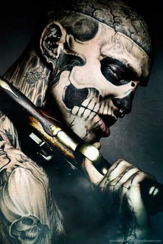 Zombie iPhone Wallpaper Boy With A Gun For By