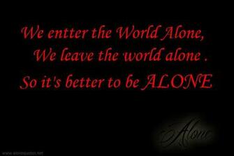 Leave Me Alone Quotes About HD Wallpaper