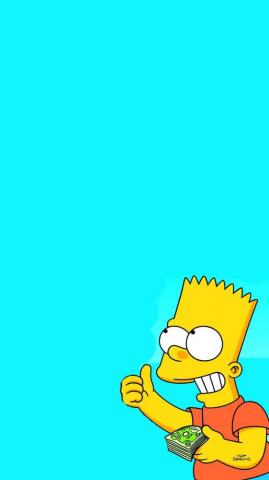Lit Simpsons Wallpaper Top Background