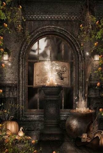 Amazon Aofoto Vintage Magic Room Background Witch