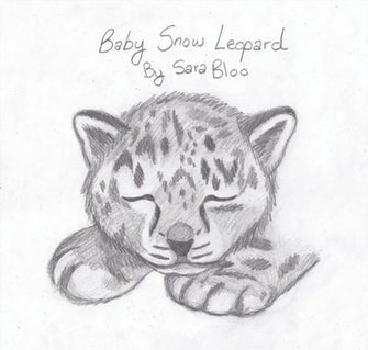 Baby Snow Leopard By Ibloocat