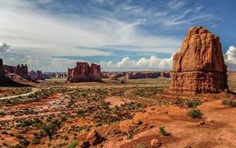 Desktop Wallpaper Usa Arches National Park Utah Nature Canyon Sky
