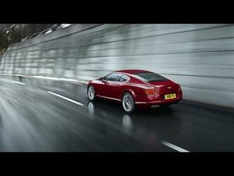 Bentley Continental Gt V8 Red Rear Wallpaper