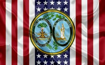 Wallpaper South Carolina Usa 4k American State Seal