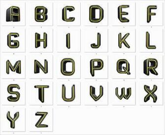 3d Font In Vector Eps Psd