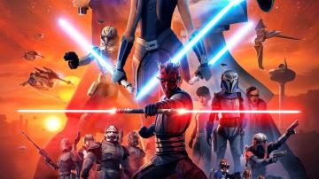 Darth Maul Star Wars The Clone Season Poster 4k Wallpaper